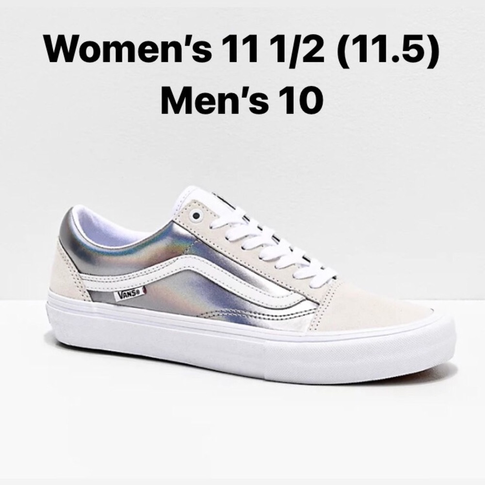 Vans Holographic Iridescent Rainbow Old Skools - Picture 4 of 6
